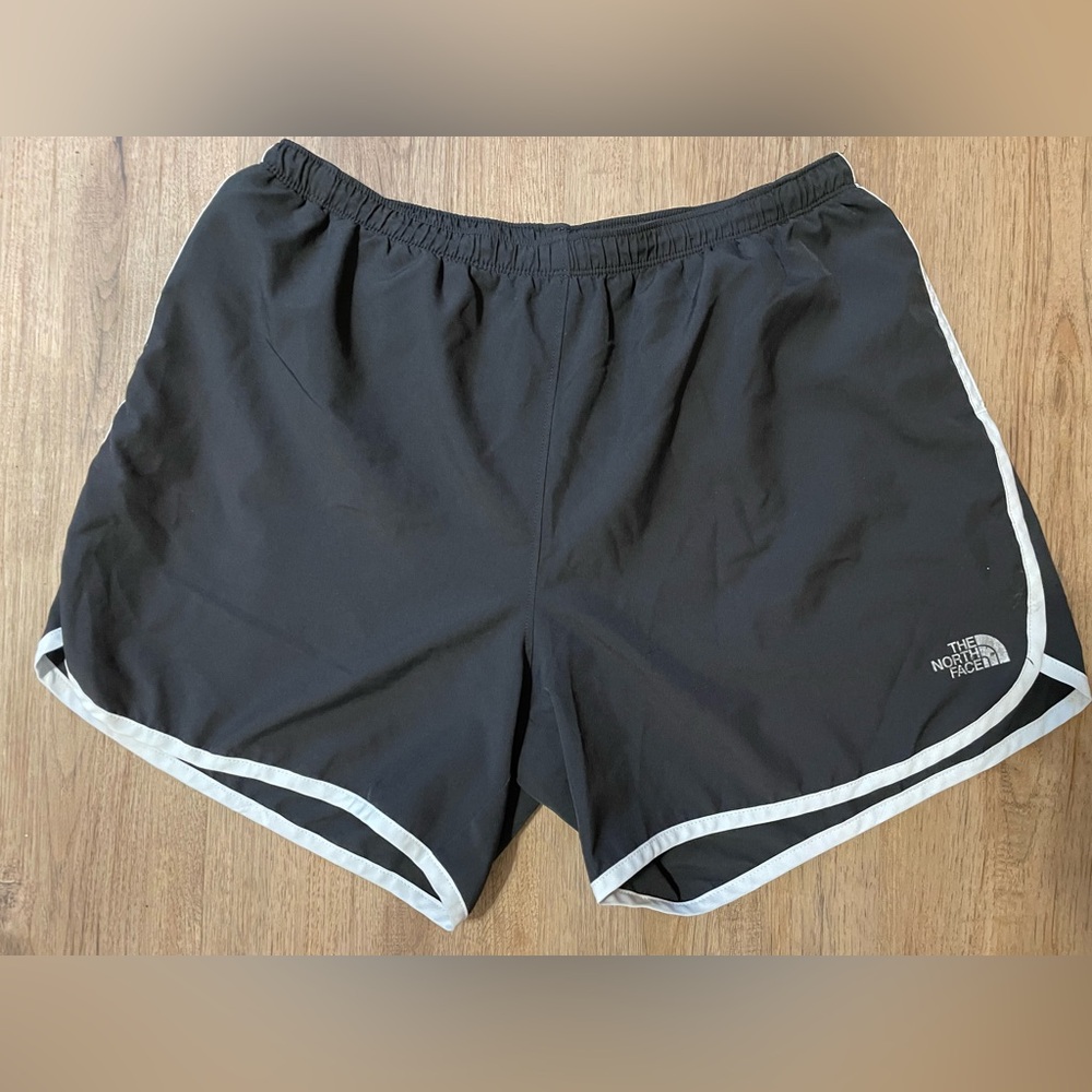 The North Face Black and Gray Athletic Women’s Shorts